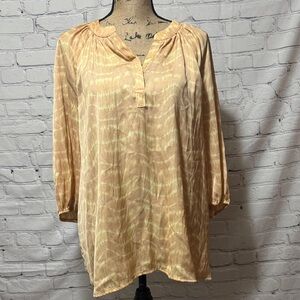 Simply Vera Vera Wang Peach Tunic Top